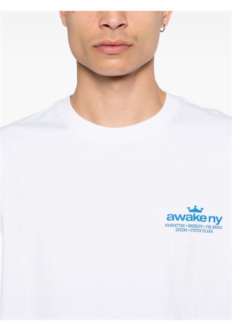 t-shirt good everywhere uomo bianca AWAKE NY | AWK-SP26-TS003WH